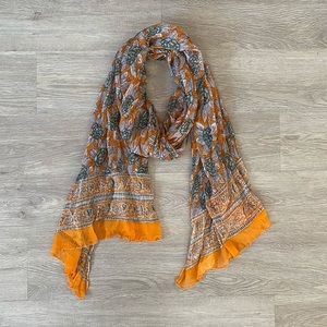 Free People Bijou Crinkle Chiffon Scarf